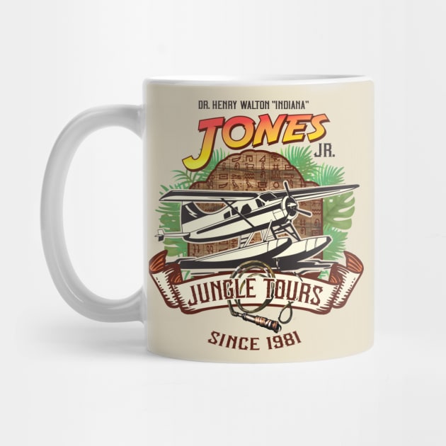 Dr. Jones Jungle Tours by Alema Art